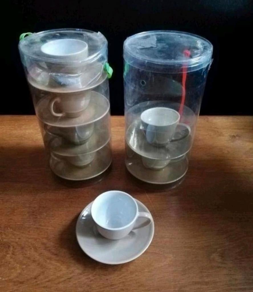 Siaki stoneware kopje + schotel espresso set (5 beschikbaar), Ophalen of Verzenden, Nieuw