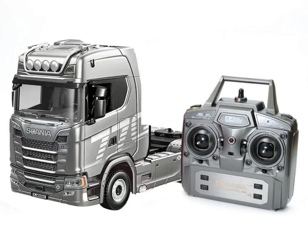 Huina RC scania 770s grijs 1:18, Overige merken, Overige typen, Nieuw, Ophalen of Verzenden