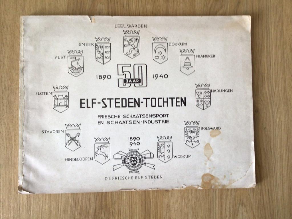 50 jaar elf-steden-tochten, Ophalen of Verzenden, 20e eeuw of later, Gelezen
