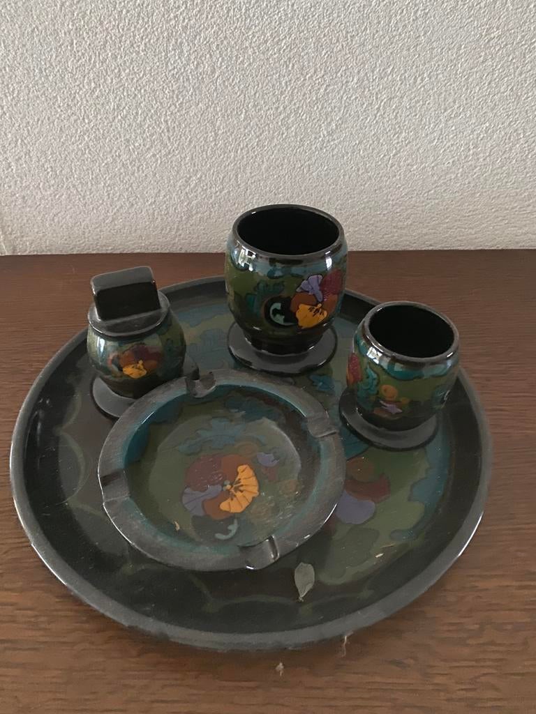 Arnhem holland rookstel plateel, Ophalen of Verzenden