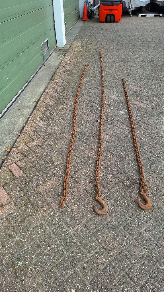 3 kettingen 12 mm dik, Doe-het-zelf en Verbouw, Overige Doe-het-zelf en Verbouw, Ophalen, Gebruikt, Industriepark 2a 9351PA Leek