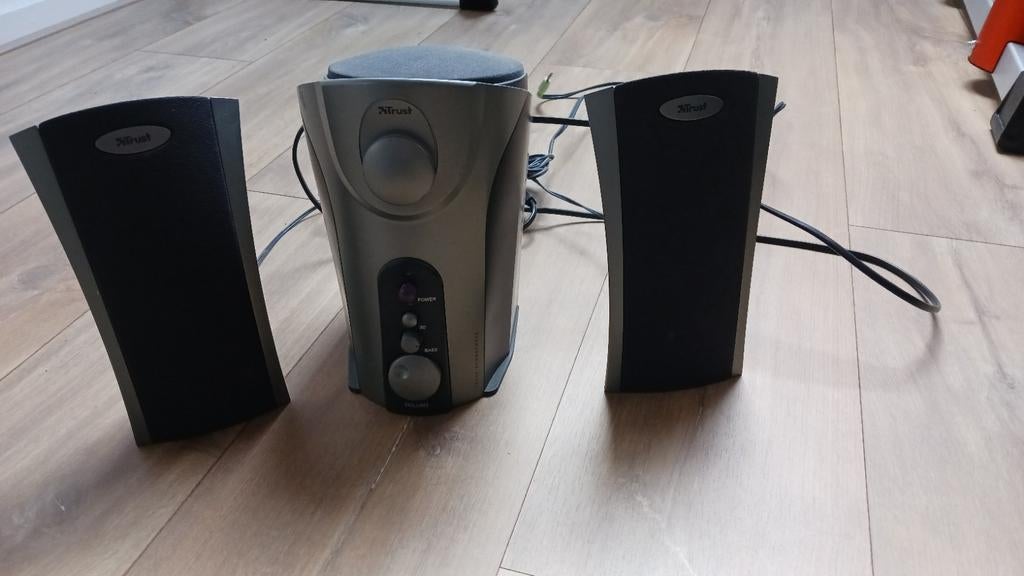 Computer boxen, Ophalen of Verzenden, Zo goed als nieuw, Audiokanaal 2.1, Trust GXT