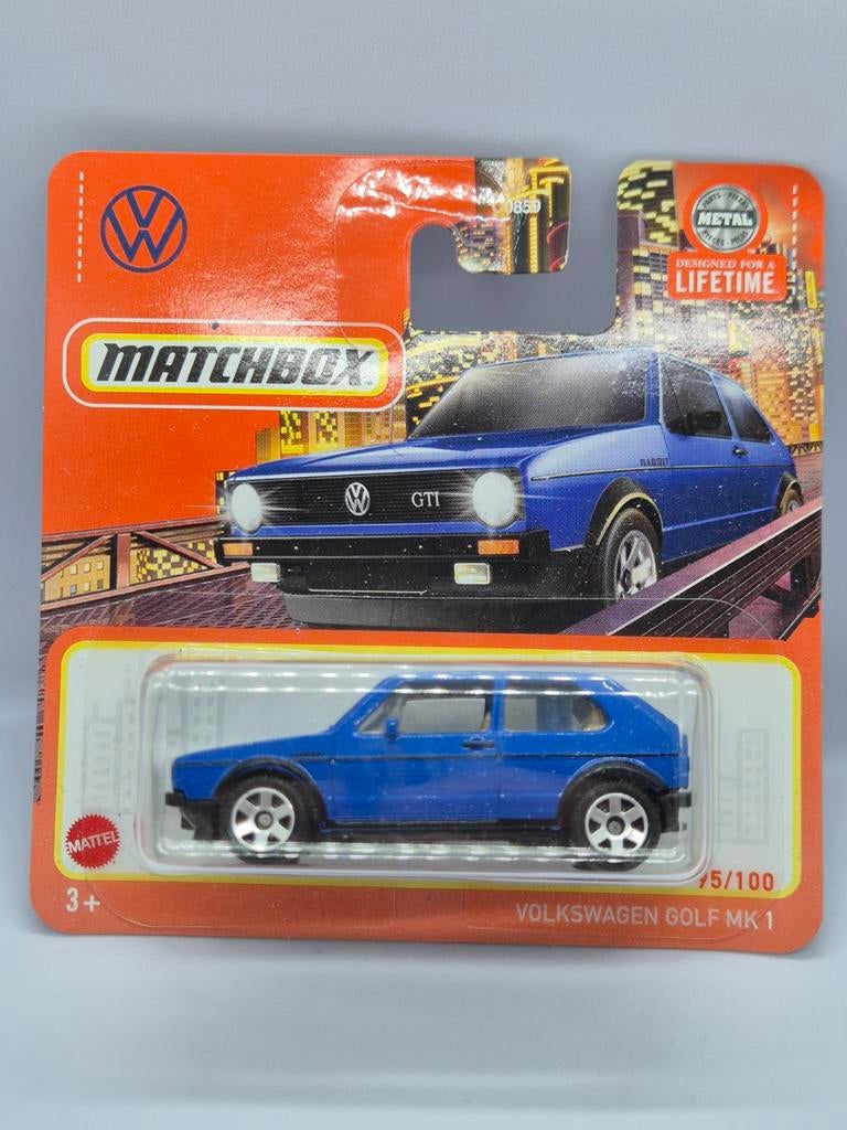 Matchbox Volkswagen Golf MK1 GTI - Blauw (Nieuw), Ophalen of Verzenden, Nieuw, Auto