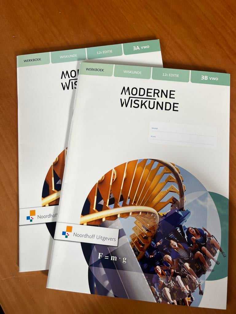 2 gloednieuwe Moderne Wiskunde werkboeken 3 VWO, Boeken, Schoolboeken, Ophalen of Verzenden, Nieuw, VWO, Wiskunde A