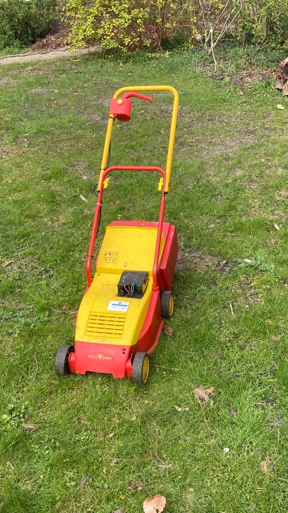 Wolf garten accu grasmaaier, Ophalen, Cirkelmaaier, Gebruikt, Accu-grasmaaier
