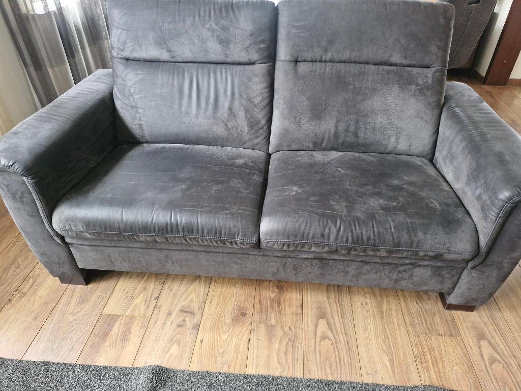 Bankstel met 2 fauteuils, Ophalen, Gebruikt, Overige maten, 75 tot 100 cm