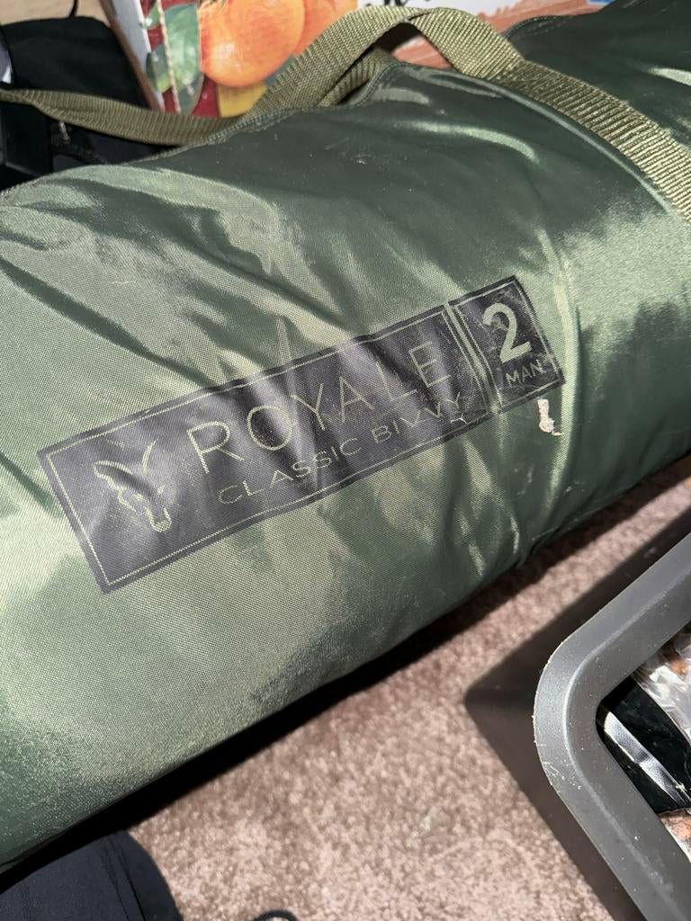 Fox Royale Classic Bivvy 2 Man Tent - Groen, Watersport en Boten, Ophalen of Verzenden, Gebruikt, Overige typen