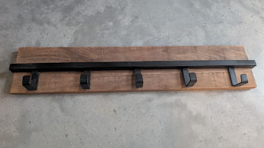 Kapstok hout met staal, Huis en Inrichting, Woonaccessoires | Kapstokken, Nieuw, Minder dan 100 cm, Hout, Ophalen