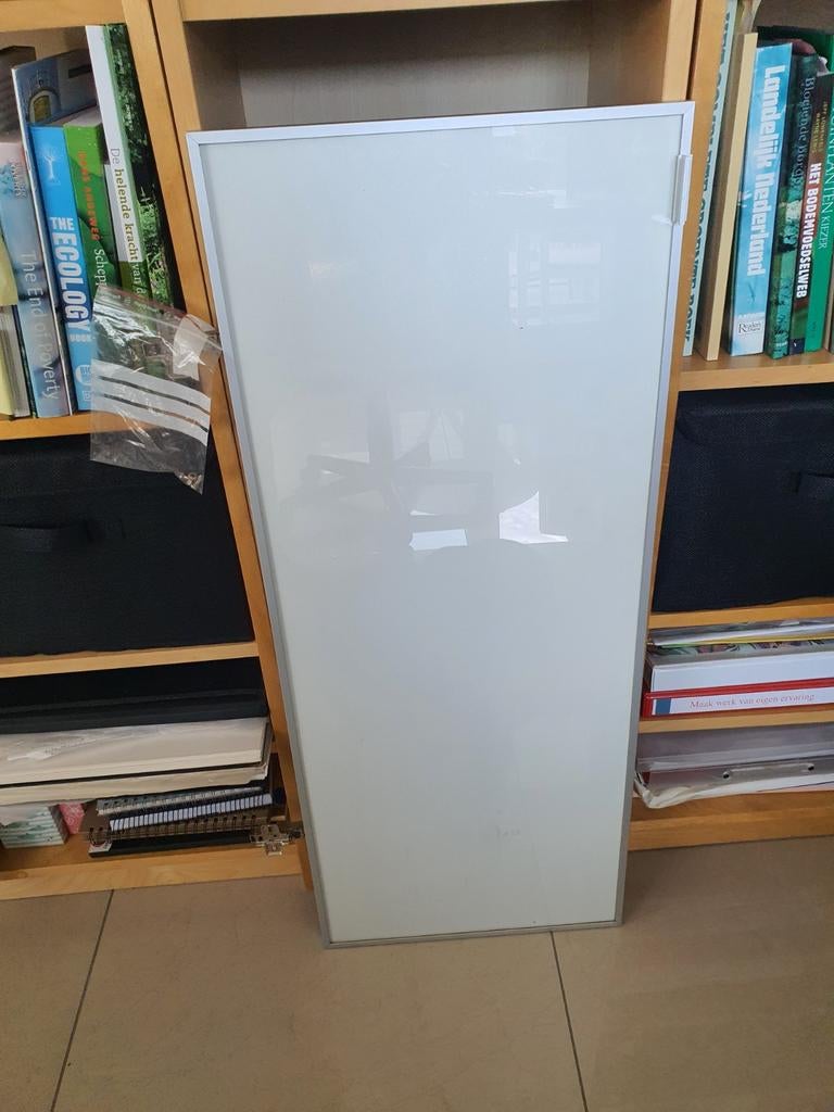 Melkglas IKEA vitrine deur (billy boekenkast), Ophalen, Zo goed als nieuw, Overige typen