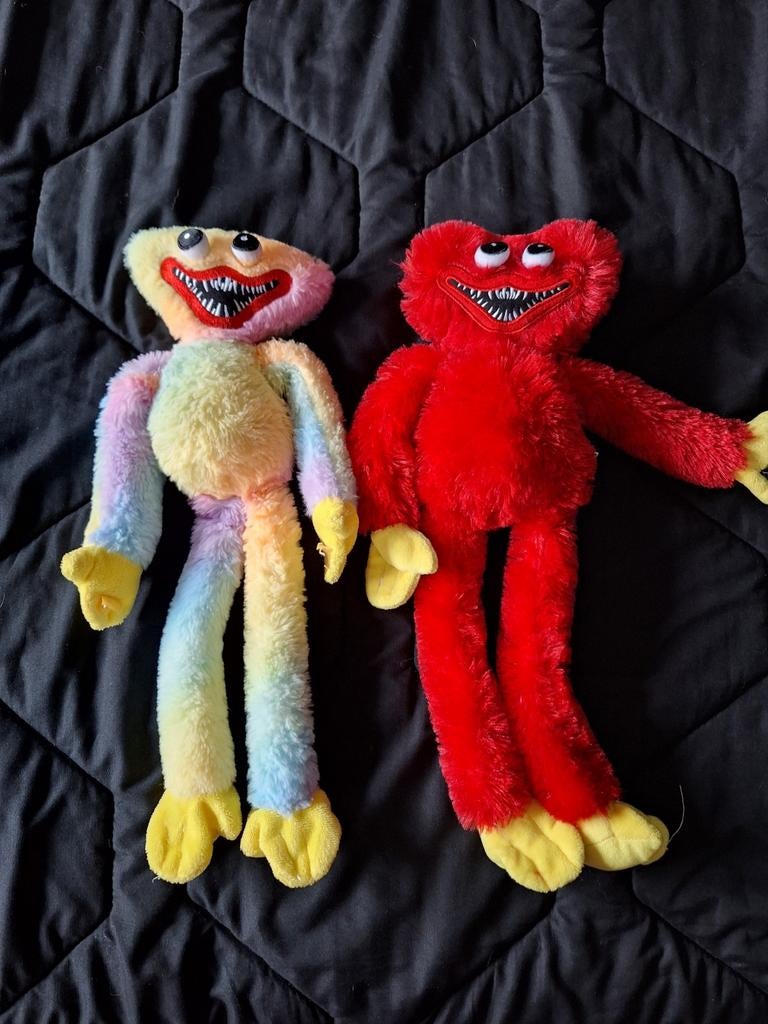 Huggy Wuggy Knuffels - Regenboog en Rood, Ophalen of Verzenden