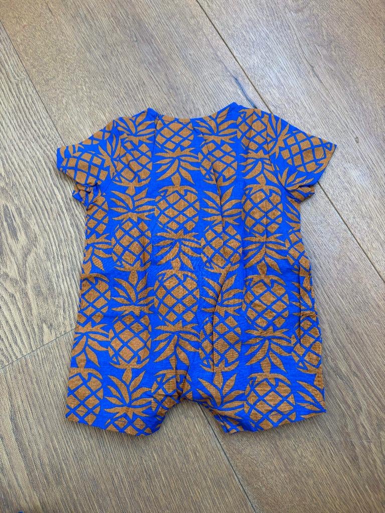 Romper blauw/oranje Bout'chou - 3 mnd, Ophalen of Verzenden, Zo goed als nieuw, Bout'chou, Jongetje