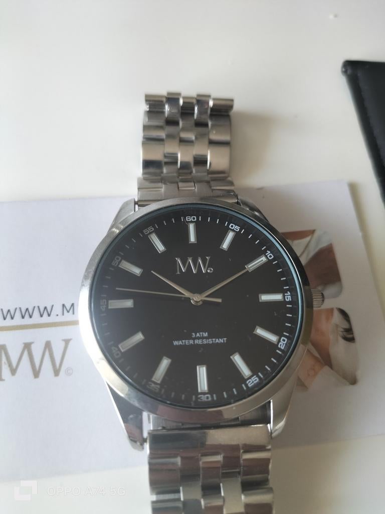 Nieuw MW Meyewatch Herenhorloge - Stijlvol & Waterbestendig, Staal, Staal, Polshorloge, Nieuw