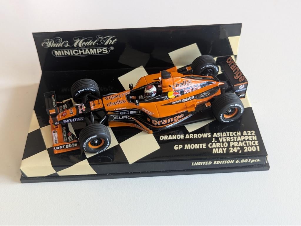 Modelauto 1:43 Jos Verstappen Monaco 2001, Ophalen