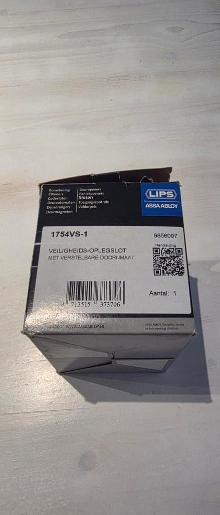 Nieuw Lips opleg slot verstelbare doornmaat 48-62, Ophalen of Verzenden, Nieuw, Slot