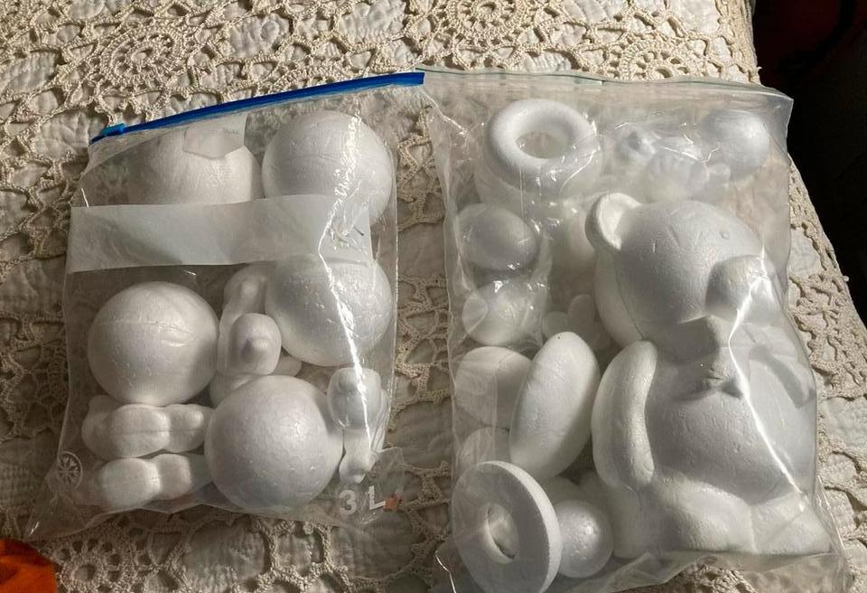 2 sets Piepschuim  - diverse maten en figuren, Ophalen of Verzenden, Nieuw