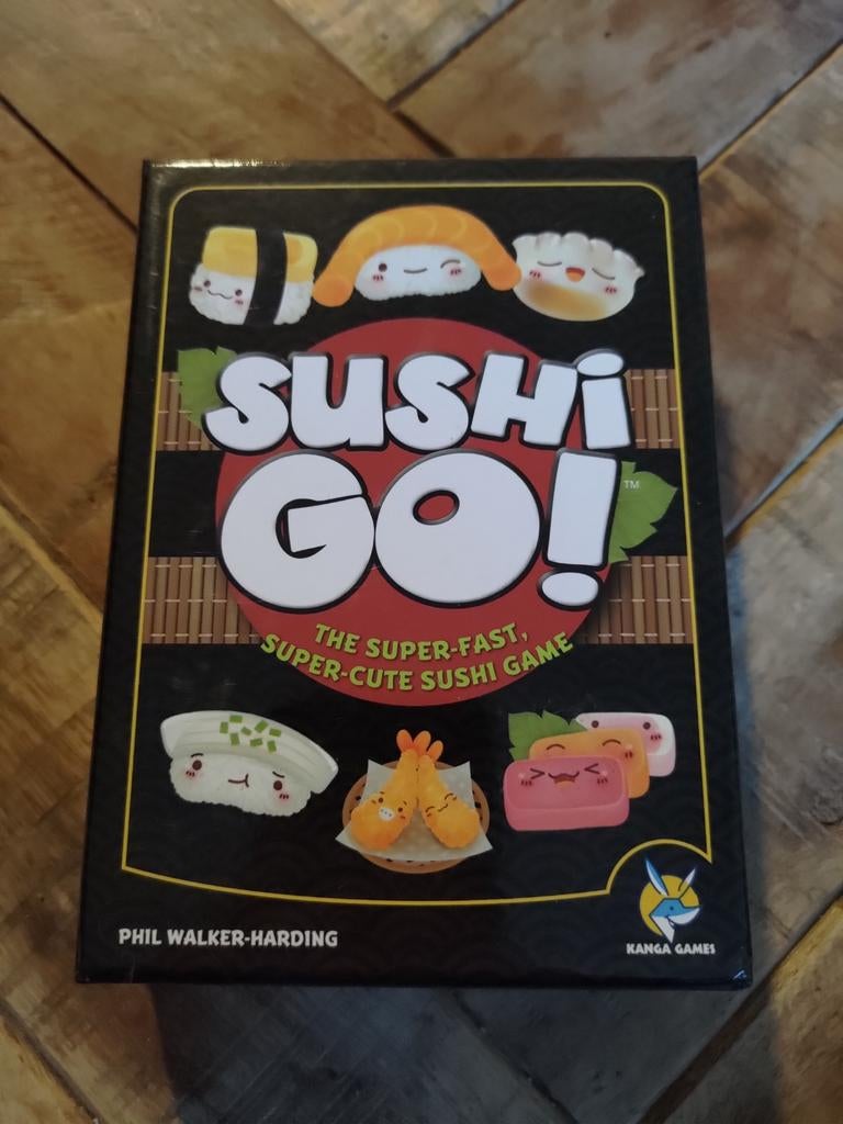 Sushi Go! kaartspel, Een of twee spelers, Ophalen of Verzenden, Zo goed als nieuw, Kanga Games