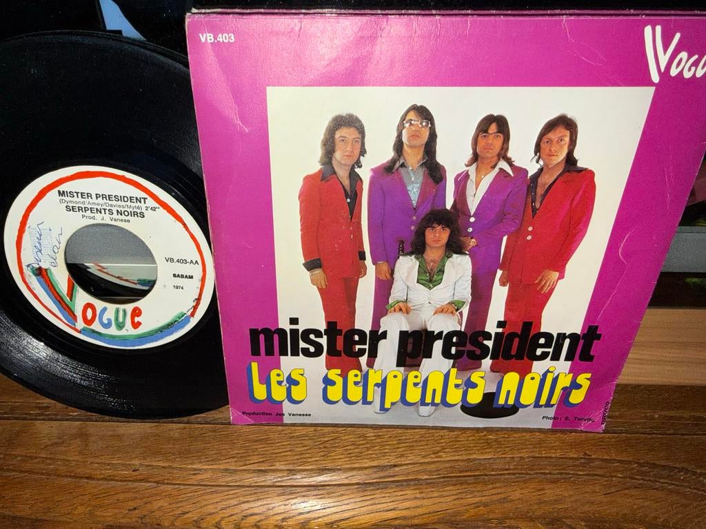 Mister President - Les Serpents Noirs (Vinyl Single), 7 inch, Single, Ophalen of Verzenden, Zo goed als nieuw