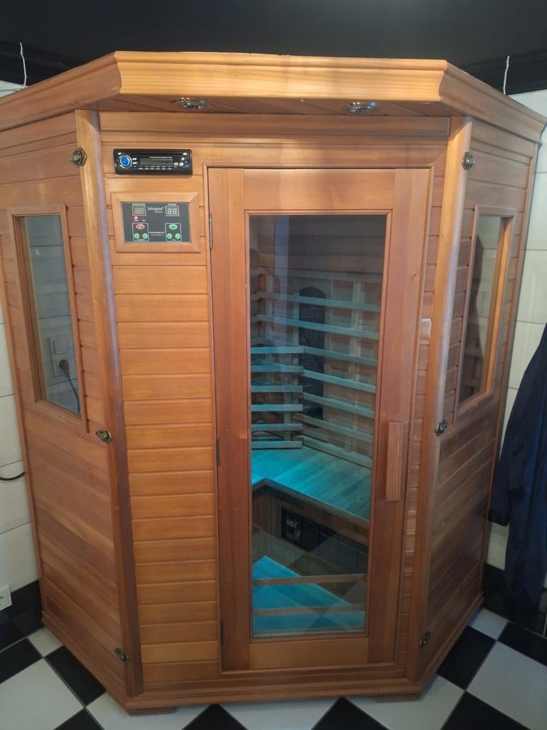 Infrarood sauna, Sport en Fitness, Sauna, Gebruikt, Complete sauna, Ophalen of Verzenden