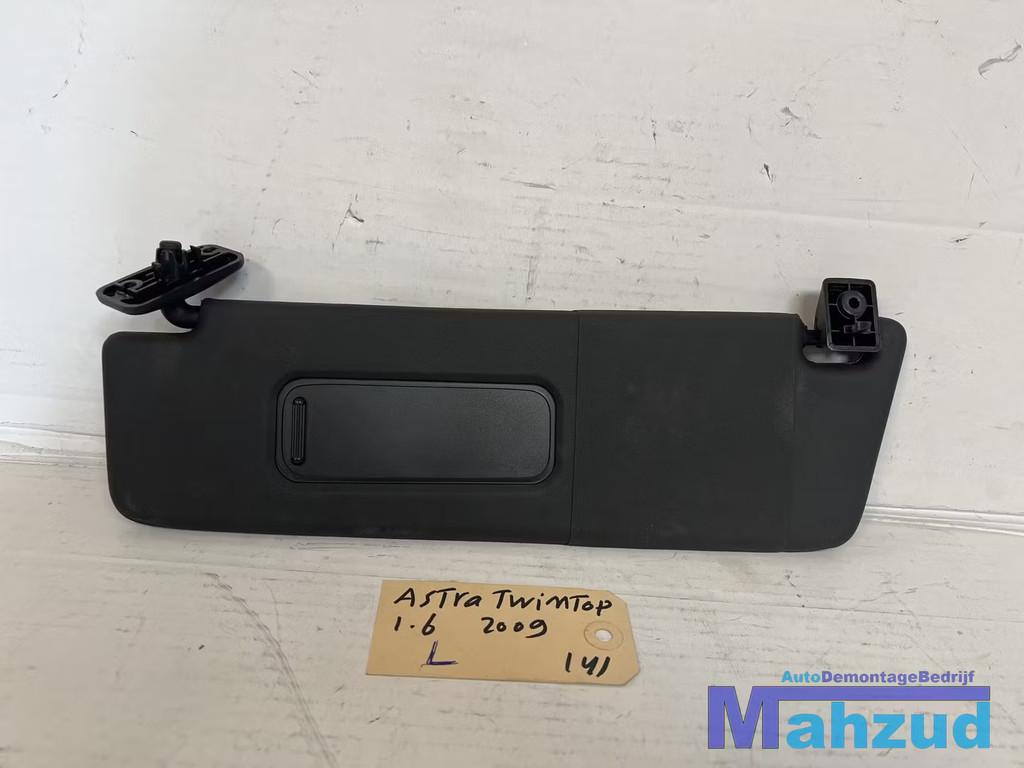 OPEL ASTRA H Twintop Zwart links zonneklep 2005-2010, Gebruikt, Opel Automobile GmbH, Ophalen of Verzenden, Kontakt@opel-infoservice.de