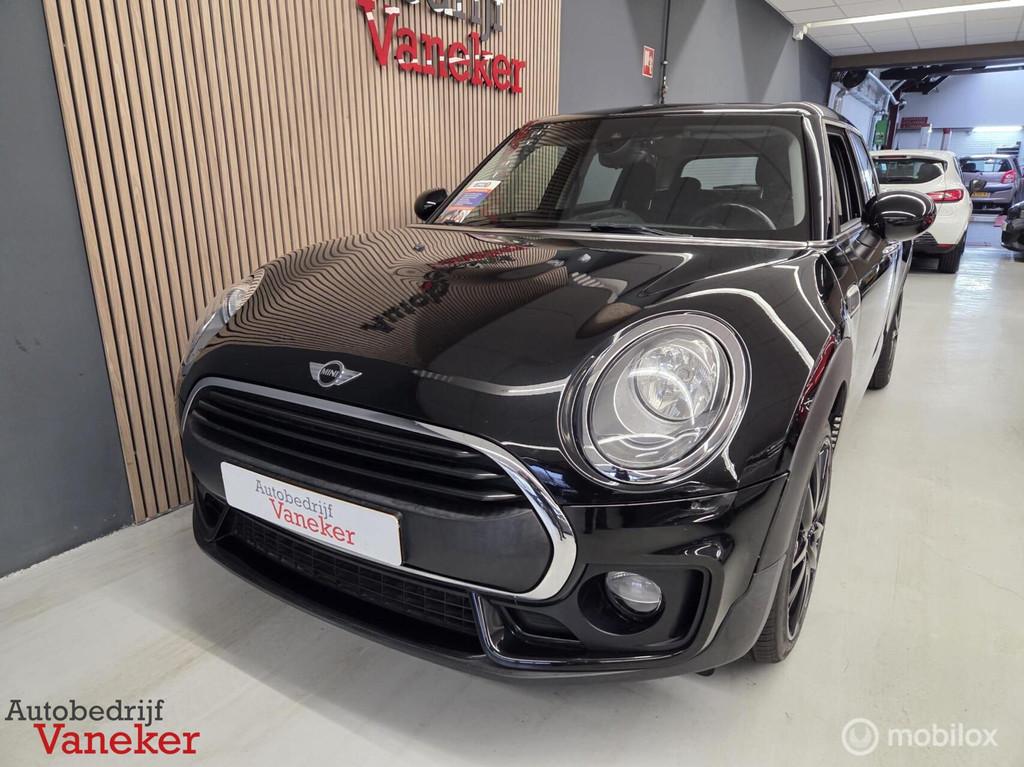 Mini Clubman 1.5 One Pepper Business Plus|Navi|Cruise|Stoelv, Voorwielaandrijving, Stof, Gebruikt, Zwart