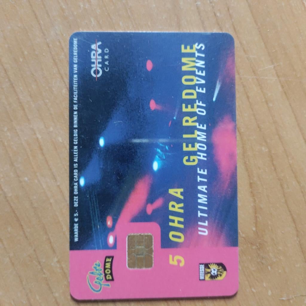 Gelredome ohra card 5 euro, Eén persoon