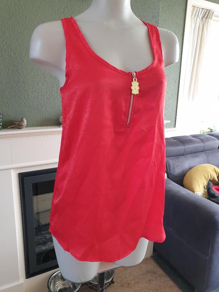 Melli Mello nieuwe rode top shirt topje 36 S, Kleding | Dames, Verzenden, Nieuw, Rood, Melli Mello