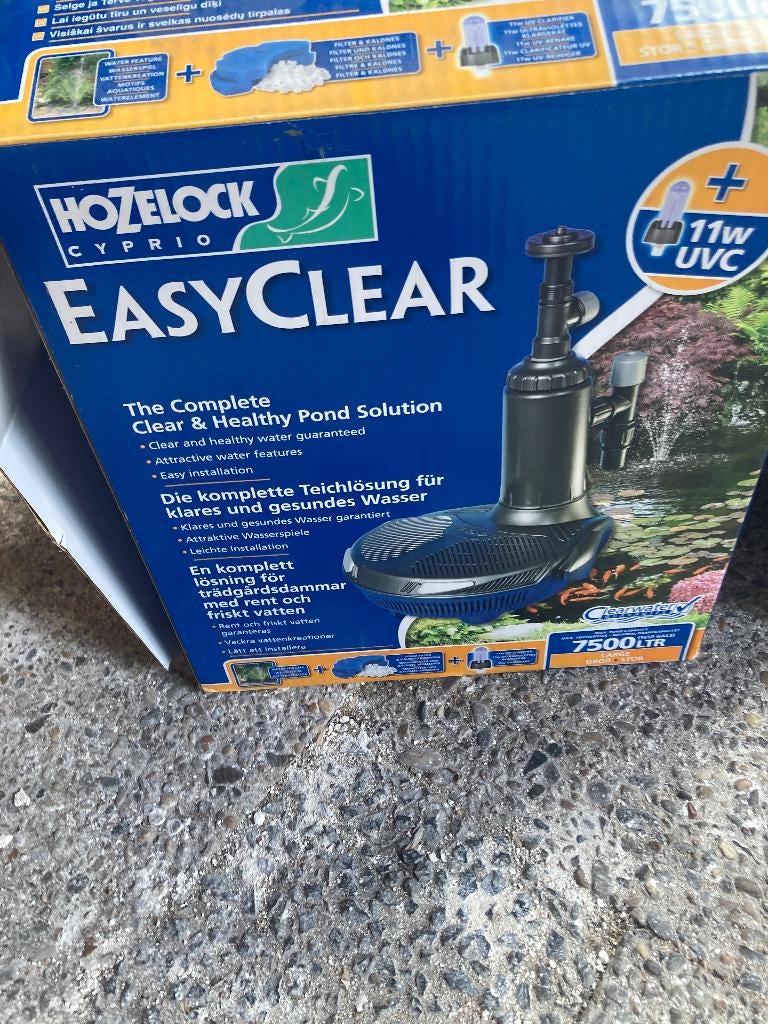 Vijverpomp Hozelock 7500 liter, Tuin en Terras, Vijver-toebehoren, Ophalen, Gebruikt, Vijverpomp