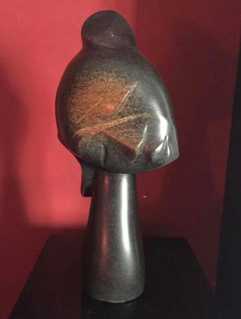 Marmer serpentine Shona beeld sculptuur Zimbabwe afrika, Antiek en Kunst, Ophalen of Verzenden