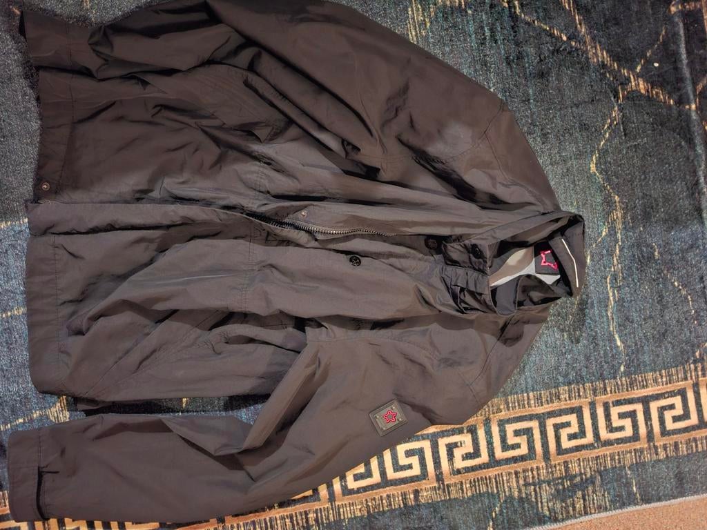 Fortezza herenjas - Zwart - Maat 54 (XL), Verzenden, Zwart, Maat 56/58 (XL), Zo goed als nieuw