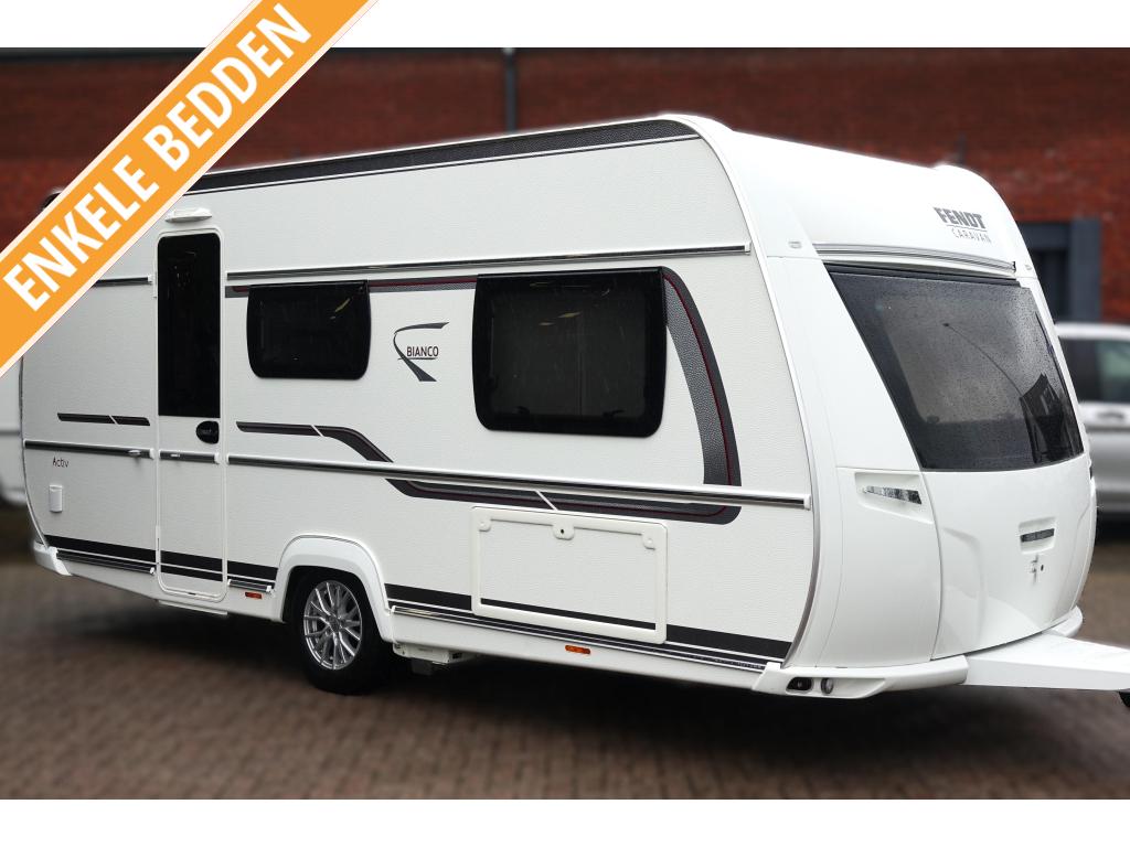 Fendt Bianco Activ 465 SGE 2022 Mover Voortent 1800KG, Caravans en Kamperen, Caravans, Bedrijf, Schokbreker, Fendt, 5 tot 6 meter