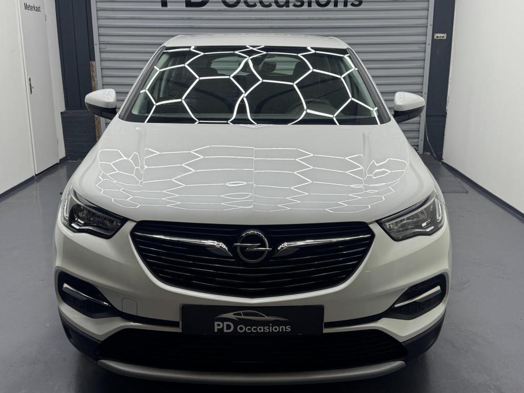 Opel Grandland X 1.6 Turbo Plug-In Hybrid Elegance - Camera, Gebruikt, Zwart, 4 cilinders, Leder en Stof