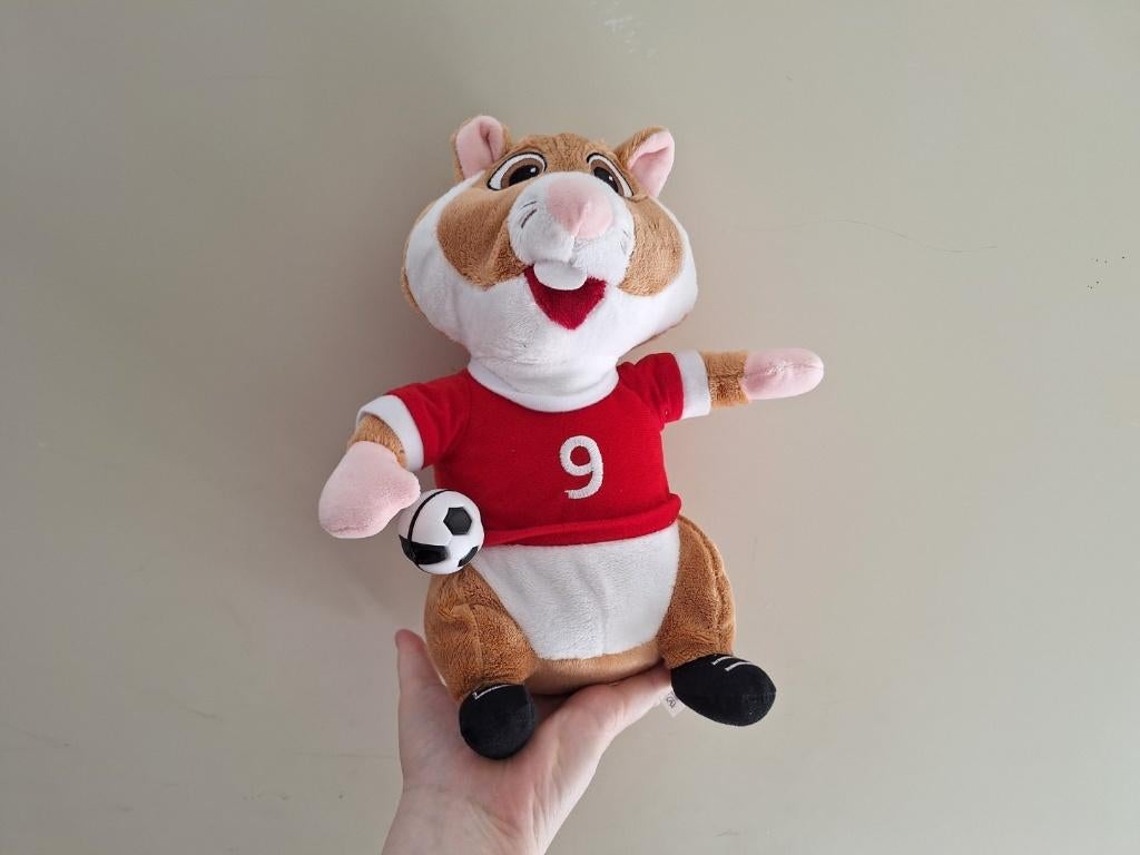 Knuffel AH Hamster voetbal 9, Verzenden, Zo goed als nieuw, Overige typen