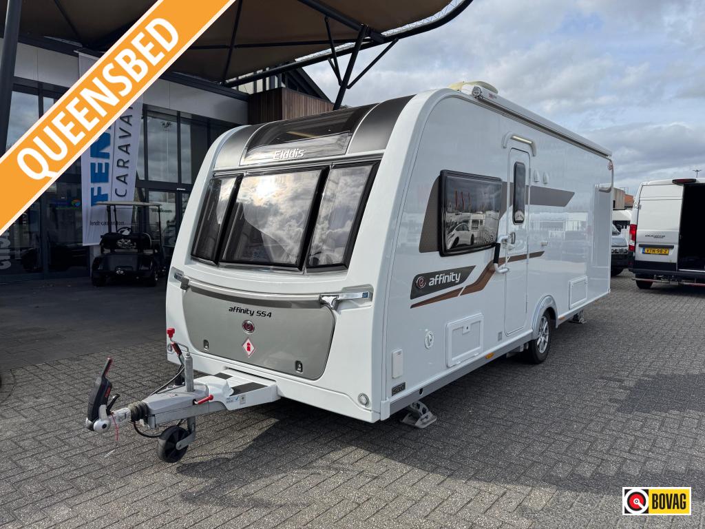 Elddis Affinity 554 2020 E&P,Mover,Luifel!!, Caravans en Kamperen, Elddis, Bedrijf, Treinzit, 5 tot 6 meter