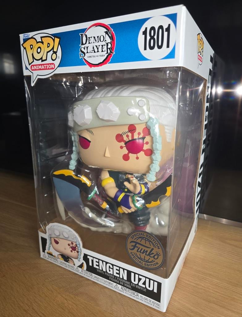 Funko Pop! 1801 Tengen Uzui 10 inch Jumbo (Demon Slayer) SE, Ophalen of Verzenden, Nieuw