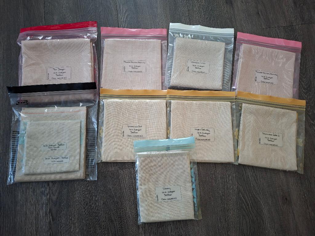 Te koop: grote partij borduurstof, Ophalen of Verzenden, Nieuw, Handborduren, Onderdeel of Toebehoren