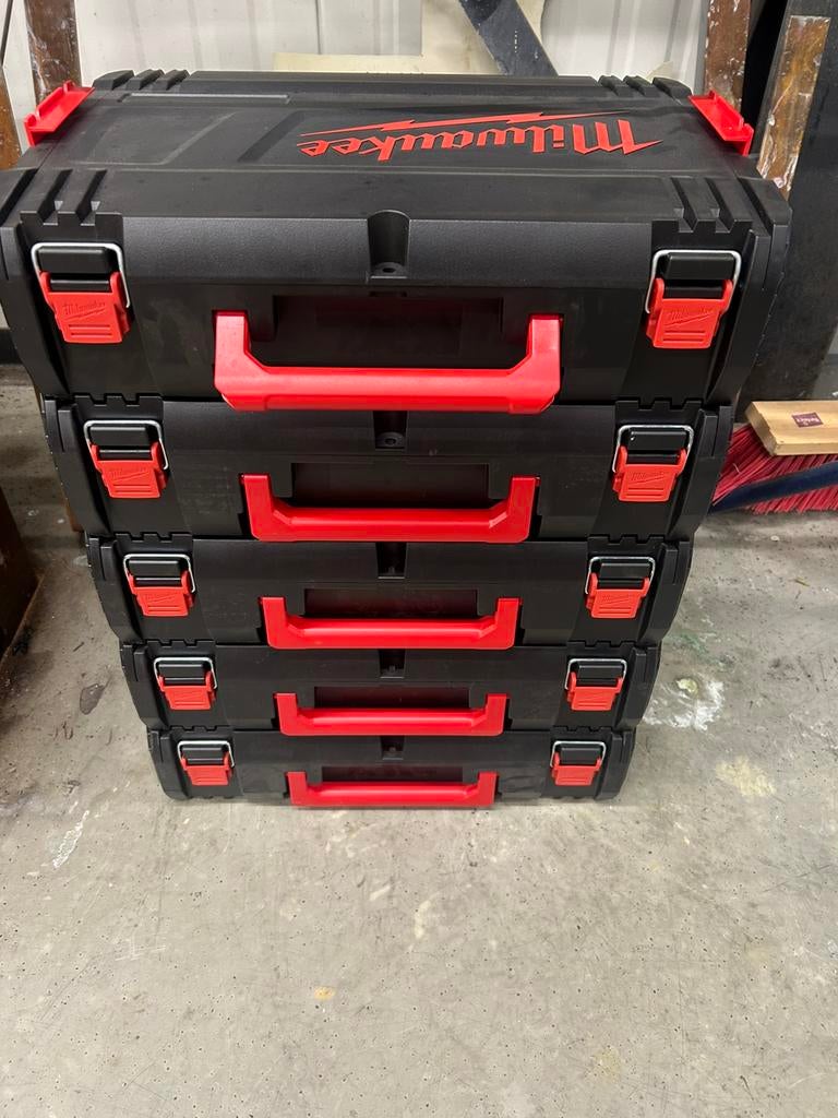 Milwaukee Systeemkoffers 5 stuks, Ophalen of Verzenden, Nieuw