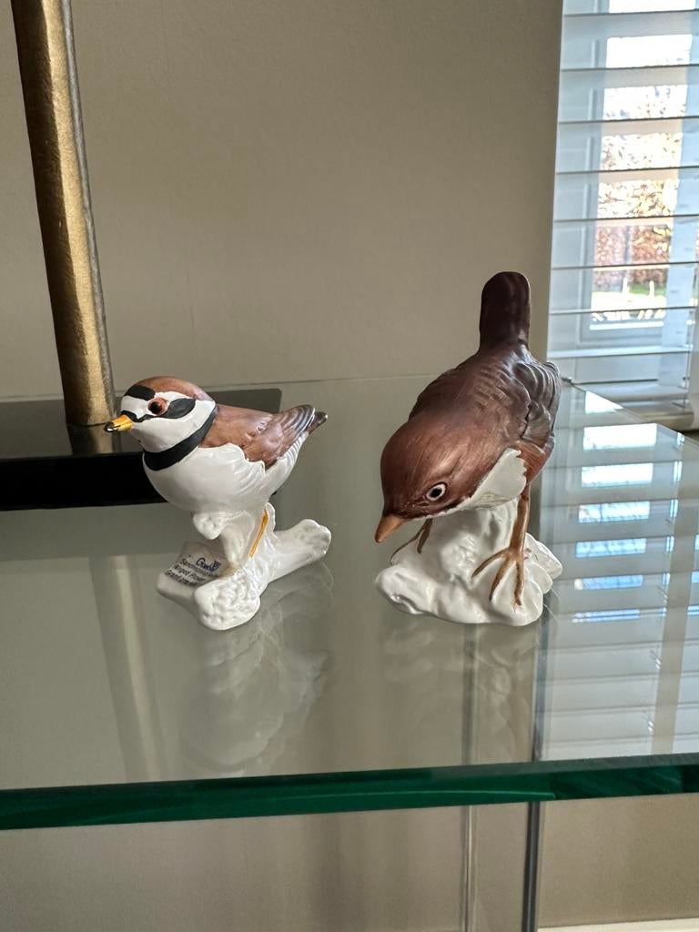 Goebel - Porselein beeldjes - Vogels - 2 stuks - Nieuwstaat, Ophalen of Verzenden, Zo goed als nieuw, Dier