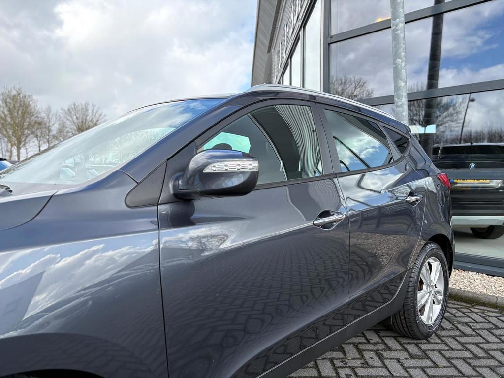 Hyundai Ix35 2.0i Style | Climate | Cruise | LMV''17 | Navi, Gebruikt, Zwart, 4 cilinders, Leder en Stof
