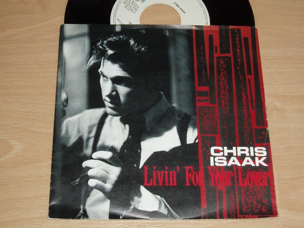single Chris Isaak * Livin for your lover / Talk to me, Cd's en Dvd's, Vinyl Singles, Verzenden, Gebruikt, Pop