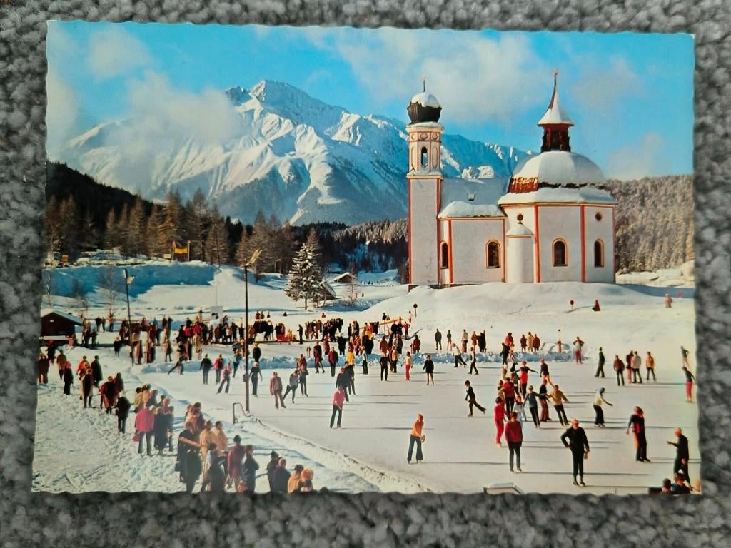 Kaart Olympiaoort Seefeld (14), Ophalen of Verzenden, 1980 tot heden, Ongelopen, Oostenrijk