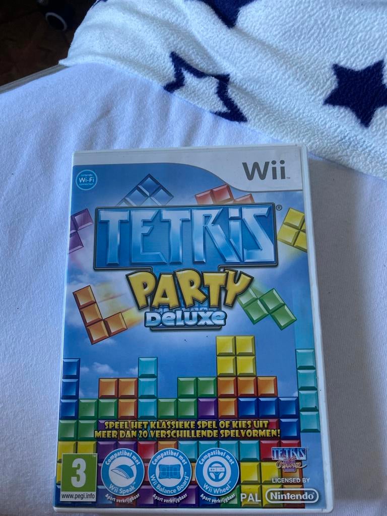Tetris Party Deluxe - Wii, Spelcomputers en Games, Games | Nintendo Wii, Gebruikt, Puzzel en Educatief, 1 speler, Vanaf 3 jaar