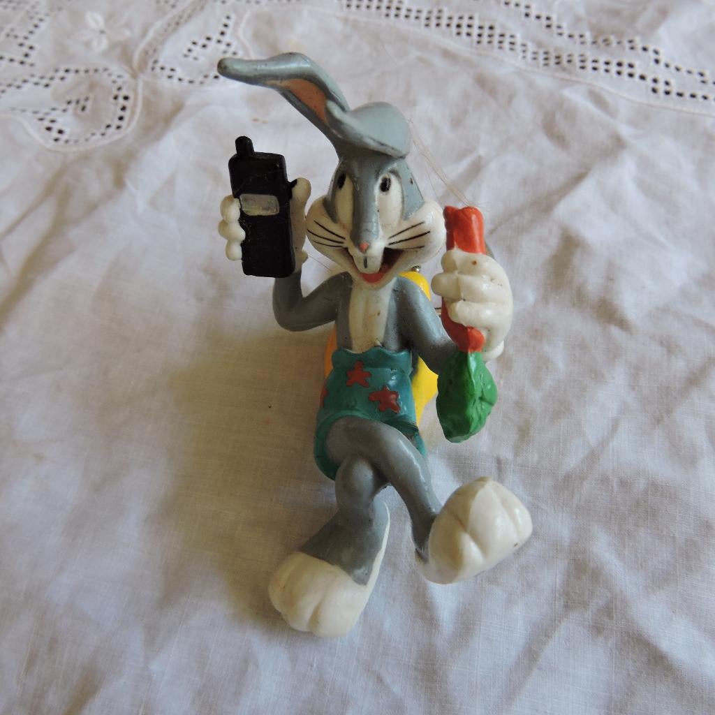 Sleutelhanger Bugs Bunny Looney Tunes, Verzamelen, Ophalen of Verzenden, Zo goed als nieuw, Knuffel of Figuurtje