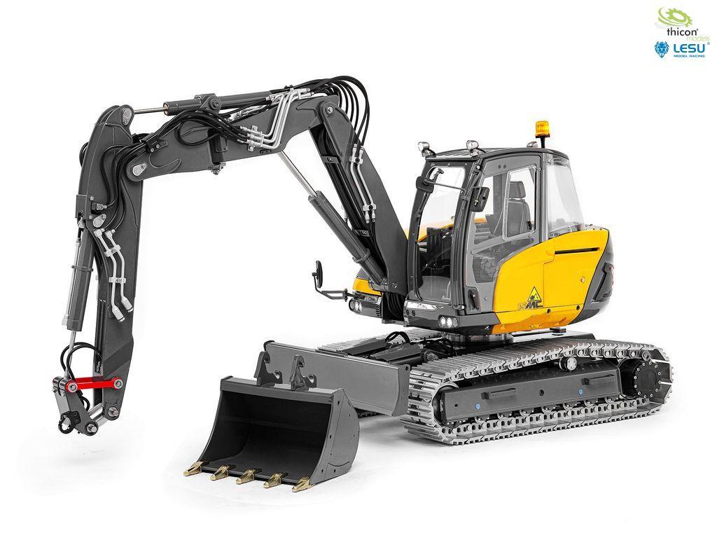 Lesu RC 1/14  Mecalac MC15  Kit, Hobby en Vrije tijd, Modelbouw | Radiografisch | Auto's, Ophalen of Verzenden, Nieuw, Schaal 1:14