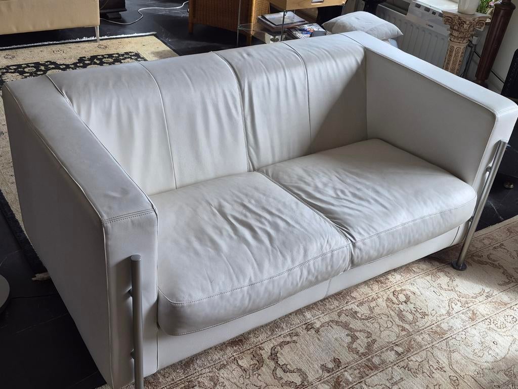 Montel 2-zits leren bank, Ophalen