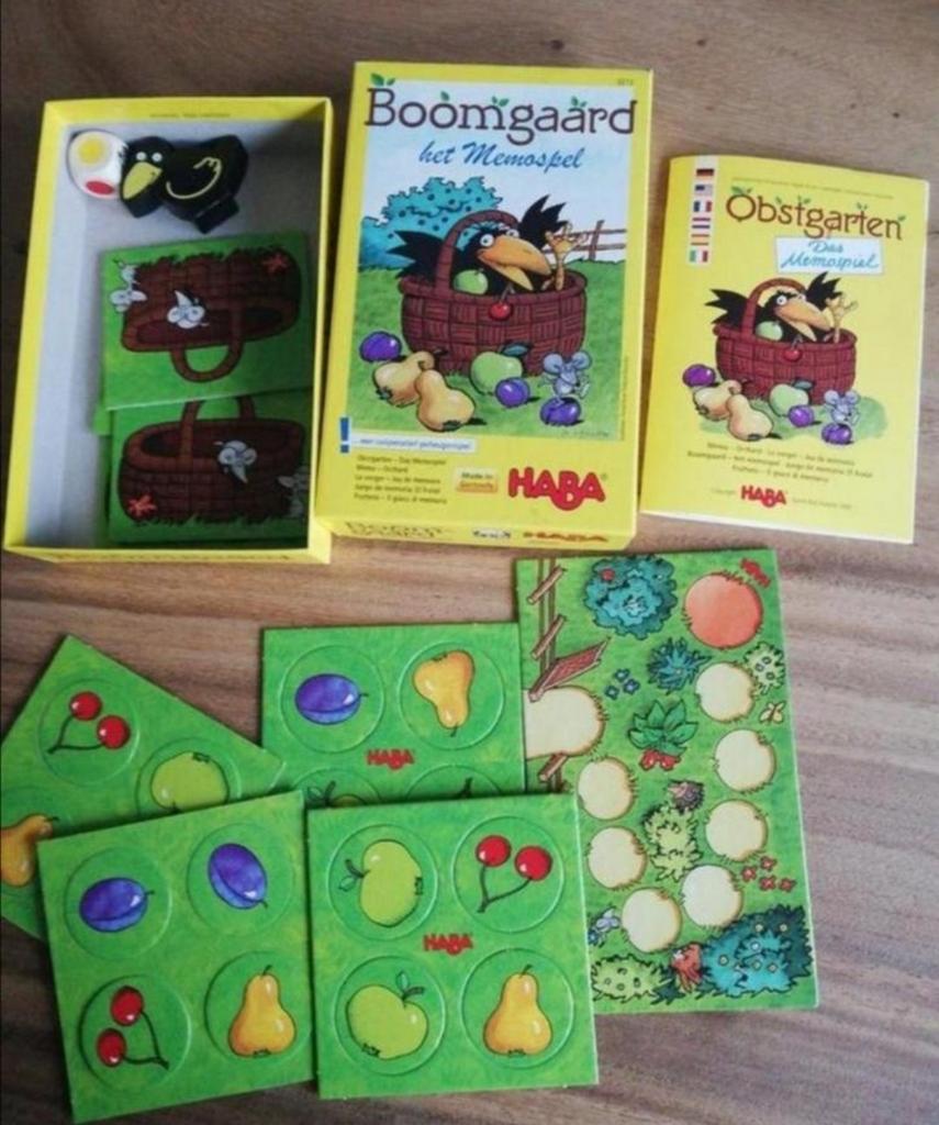 Boomgaard, haba memo spel, Een of twee spelers, Ophalen of Verzenden, Zo goed als nieuw