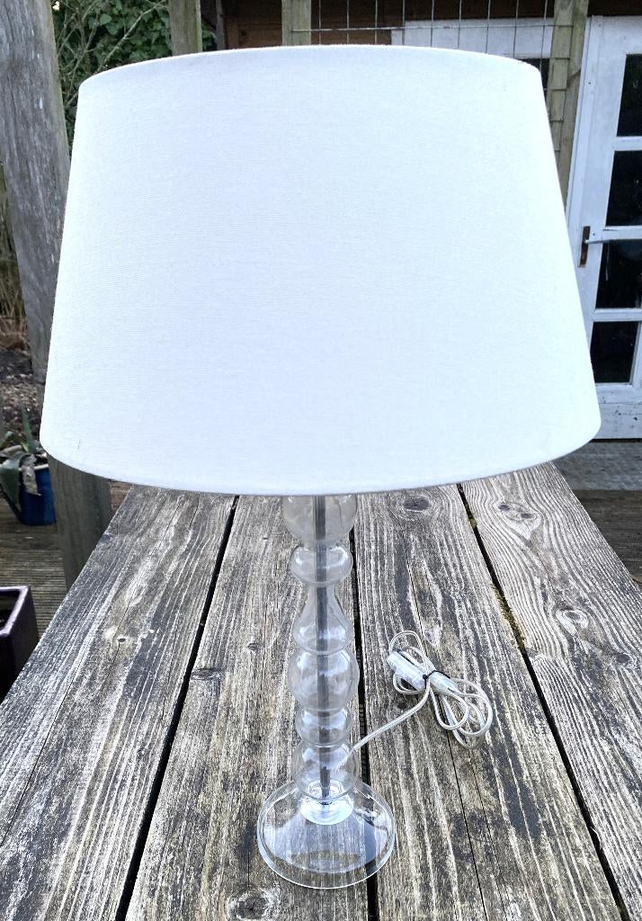 Leuke Lamp - design vintage modern glas landelijk brocante, Vintage design, Glas, Ophalen of Verzenden, Zo goed als nieuw