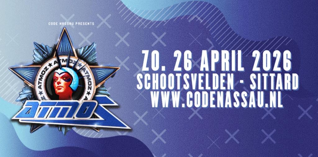 Code Nassau presents Atmoz 4 tickets te koop 26 april, Drie personen of meer