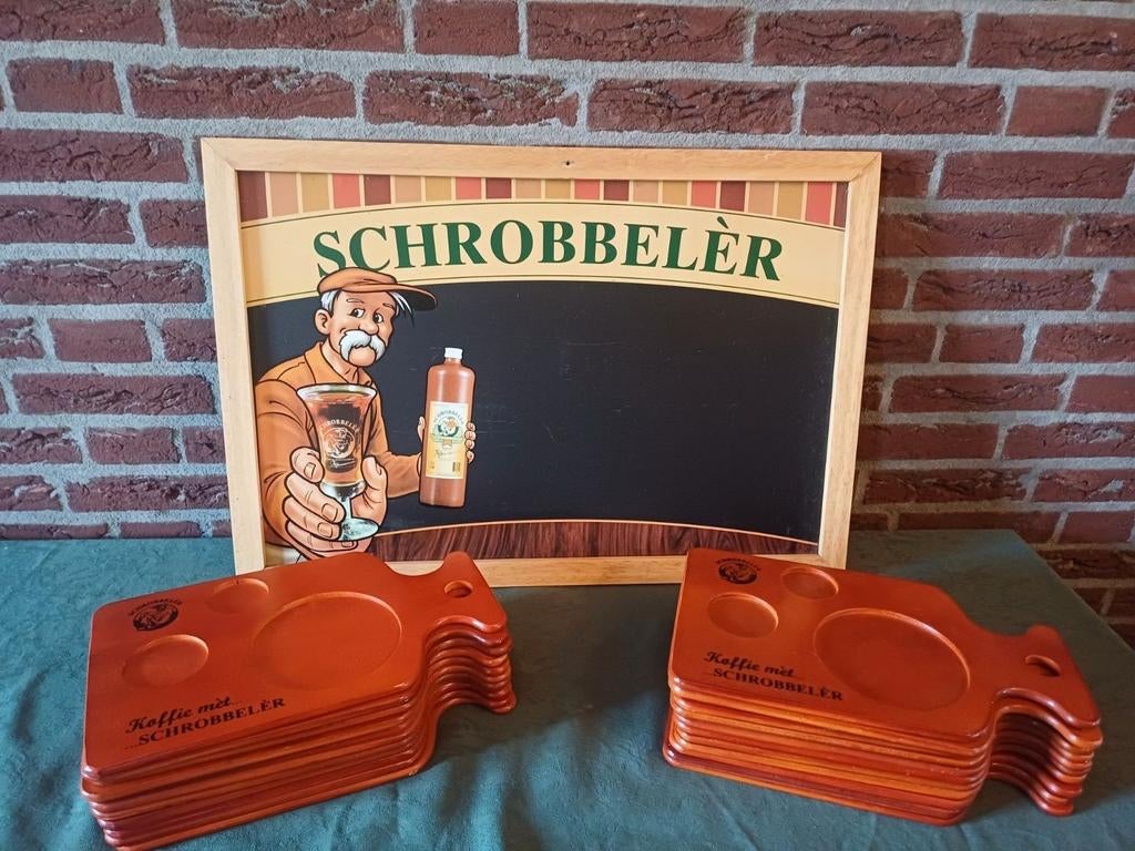 Schrobbeler serveerplankjes + krijtbord, Verzamelen, Ophalen of Verzenden, Zo goed als nieuw