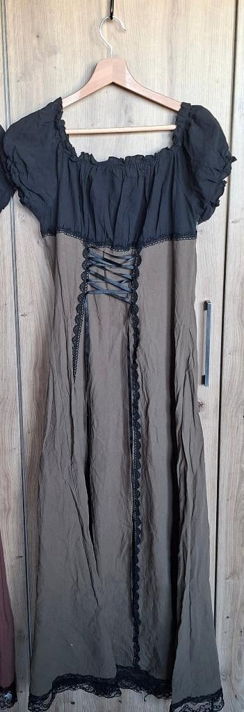 Middeleeuwse jurk, Kleding | Dames, Carnavalskleding en Feestkleding, Carnaval, Romwe, Maat 42/44 (L), Ophalen of Verzenden