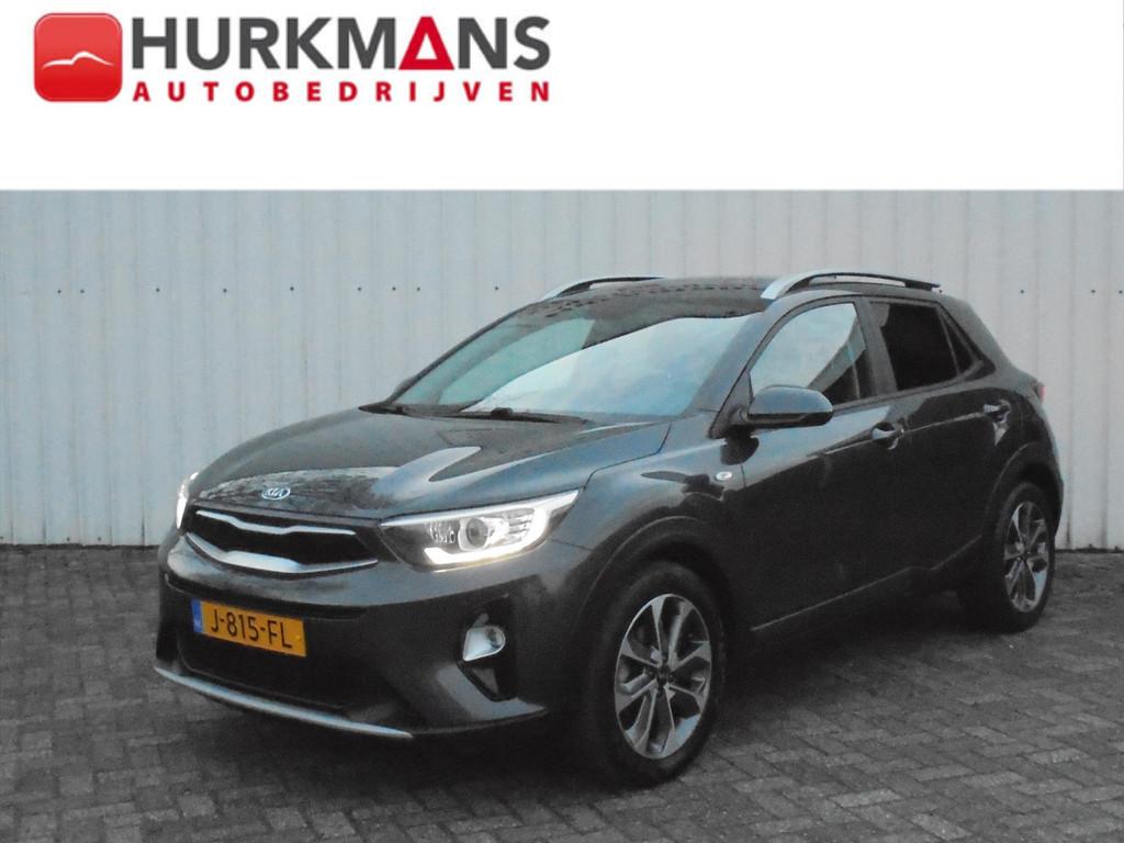 Kia Stonic 1.0 T-GDi 100PK SPORTSLINE NETTE NL-AUTO, Gebruikt, Leder en Stof, 49 €/maand, Origineel Nederlands